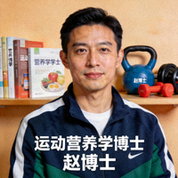 营养学专家赵博士近照 - 运动营养学博士