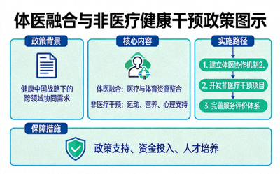 体医融合与非医疗健康干预政策图示