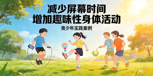 青少年实践案例 - 减少屏幕时间增加趣味性身体活动