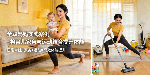全职妈妈实践案例 - 将育儿家务与运动结合提升体能