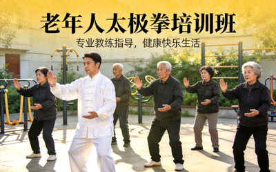 老年人太极拳培训班 - 专业教练指导社区长者练习太极拳