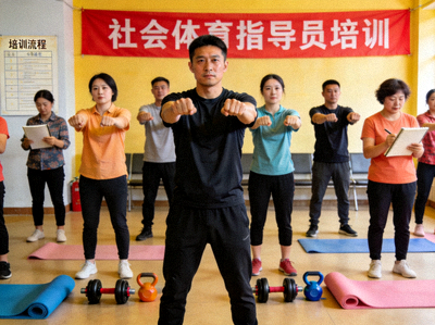社会体育指导员培训现场 - 专业教练指导社区志愿者