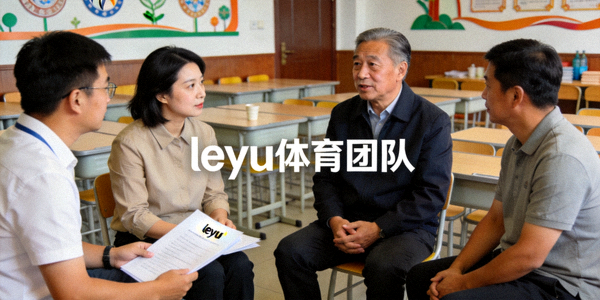leyu体育团队走访合作学校 - 与校长、体育教师进行交流