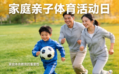 家庭亲子体育活动日父母与孩子一起运动 - 家庭体育教育的重要性