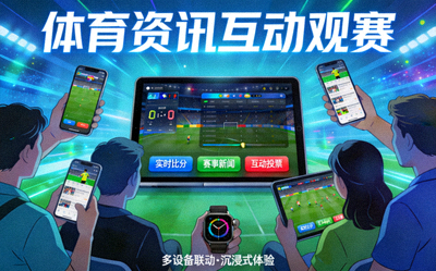 通过体育资讯提升观赛与互动体验，球迷使用多设备互动